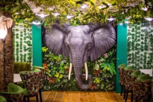 Amazonia Restaurant Abuja 14 Amazonia Restaurant wall decor