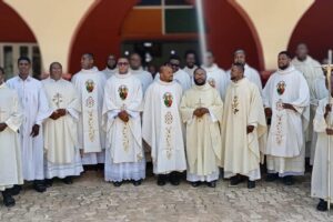 A cross section of priests at Badge of Saints Simon and Jude Seminary kuje