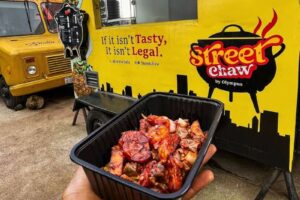 Truck Central Abuja street chaw
