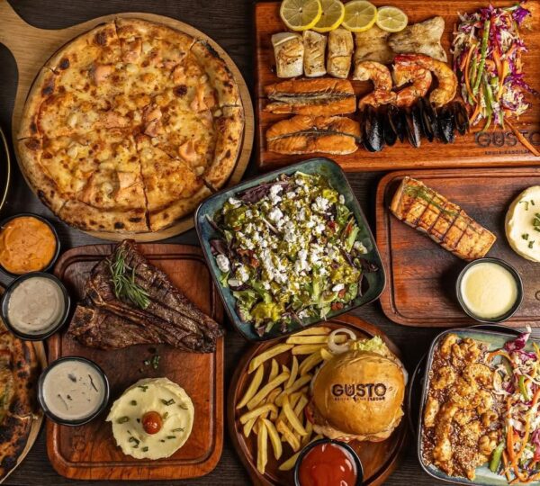 Savouring every bite with wonderful company.We are open everyday from 12pm till late.gustof 1